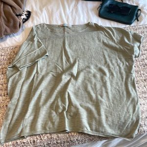 Free People Beach - Light Olive - Knit Oversized Tee ☀️